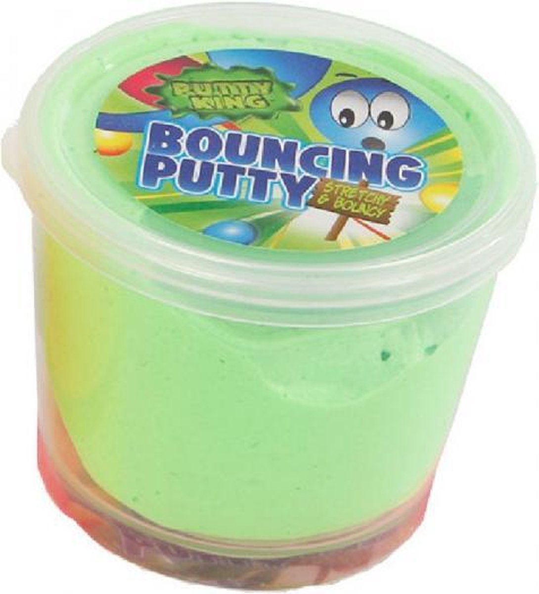 kneeddeeg Bouncy Putty King junior 35 gram groen