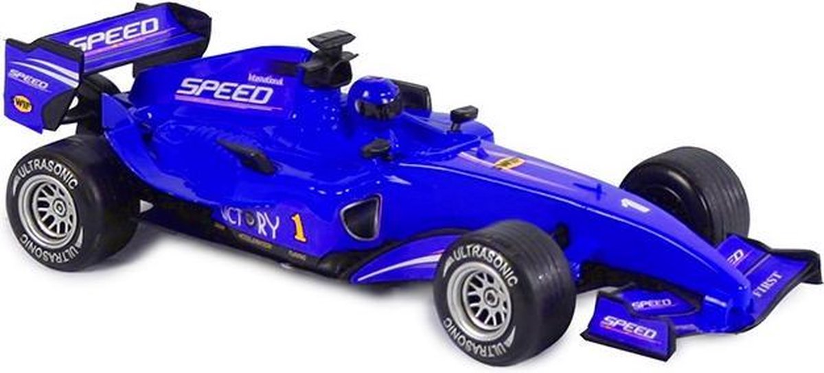 raceauto Formula junior 24 cm blauw