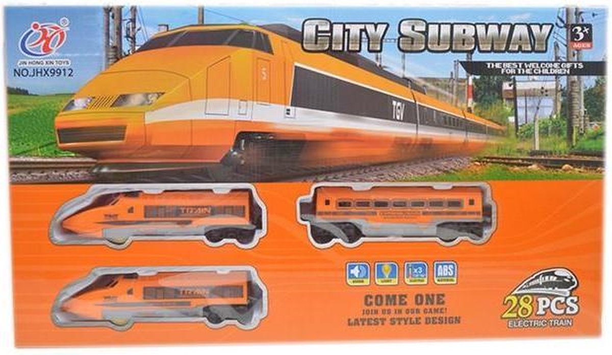 City Subway - 28 pcs - NO JHX9912 - racebaan