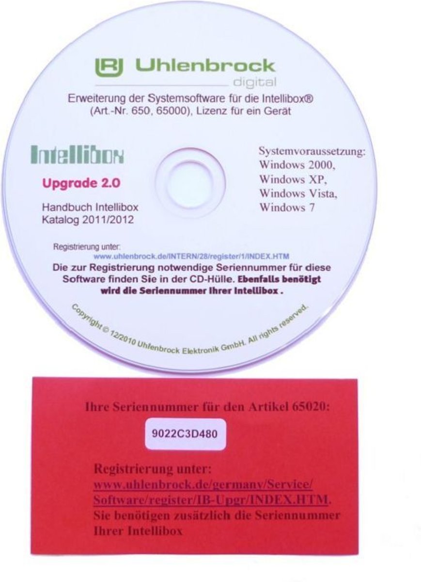 Uhlenbrock - Intellibox Upgrade Software 2.0 (Uh65020)