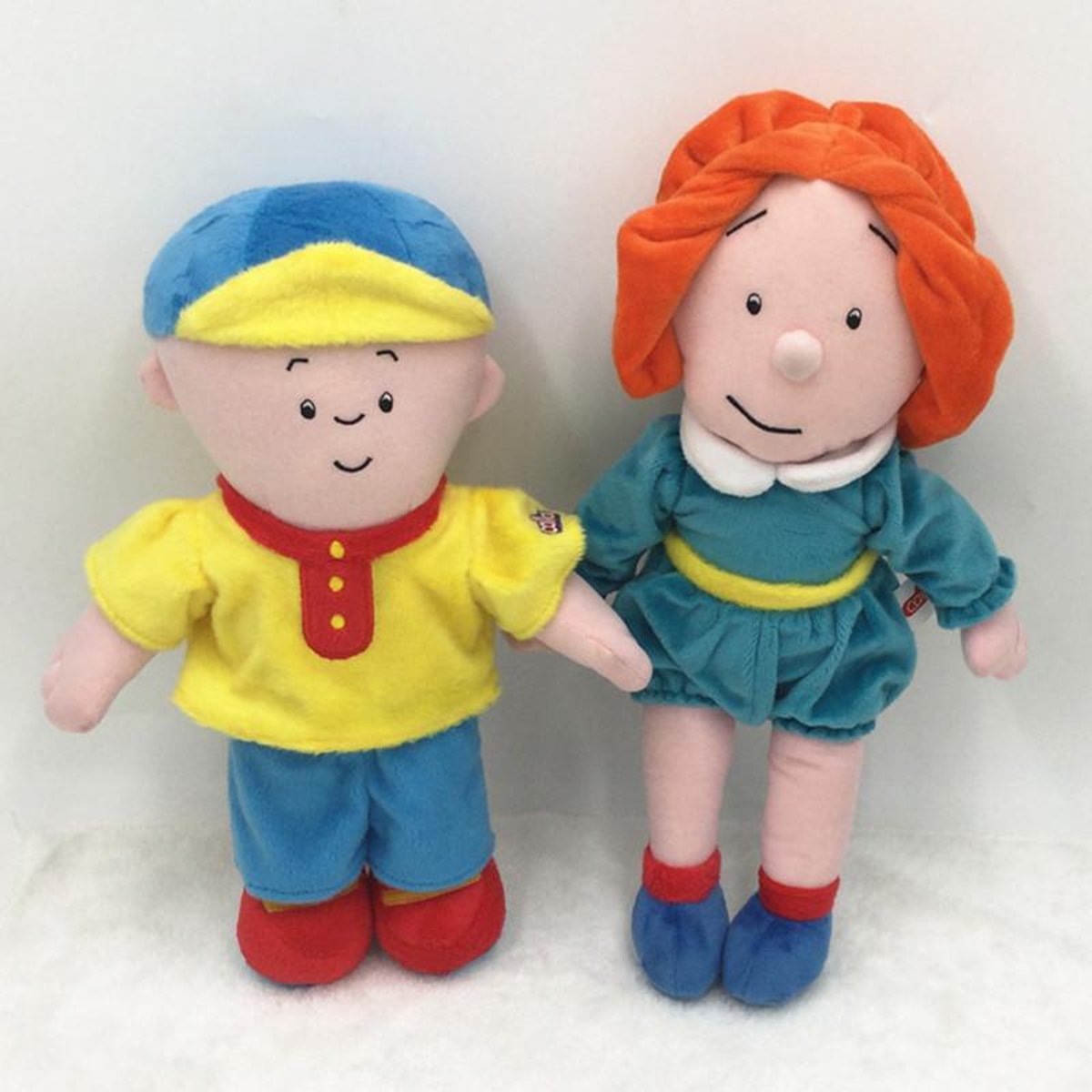 Knuffelpop 30-32cm Caillou Knuffel Caillou Zus Rosie Mousseline Pebble Stone The Prince of Imagination Gevulde Poppen