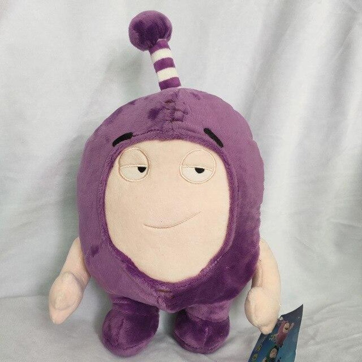 Knuffelpop 35 CM Oddbods Newt Buuble Pogo Zee Jeff Fuse Slick Pluche Poppen Knuffels Voor Kinderen Kerstcadeau - Purple