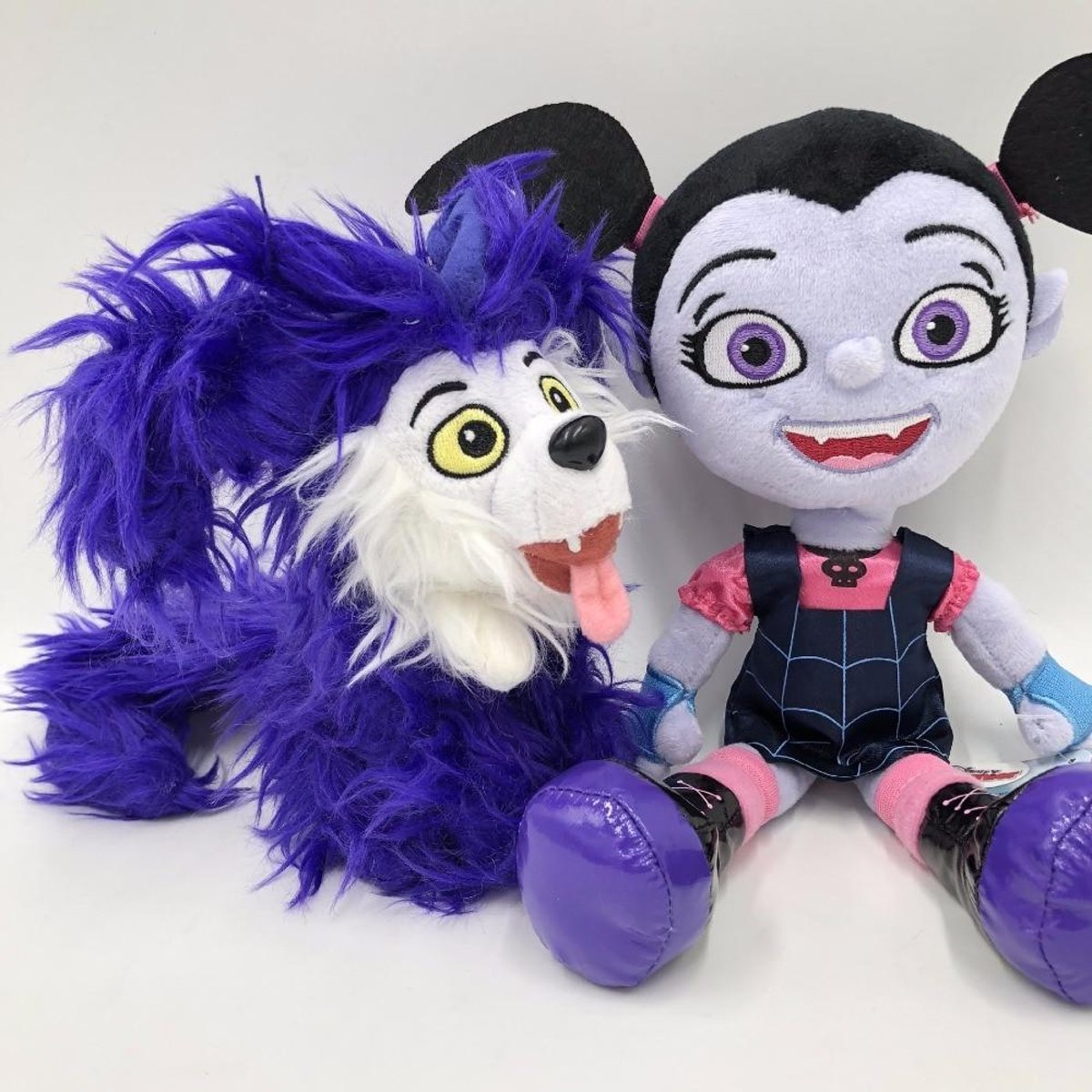 Knuffelpop Vampirina The Vamp Bat Girl en de Purple Dog Knuffeldier Knuffel Speelgoed cadeau voor de kinderen vampire girl