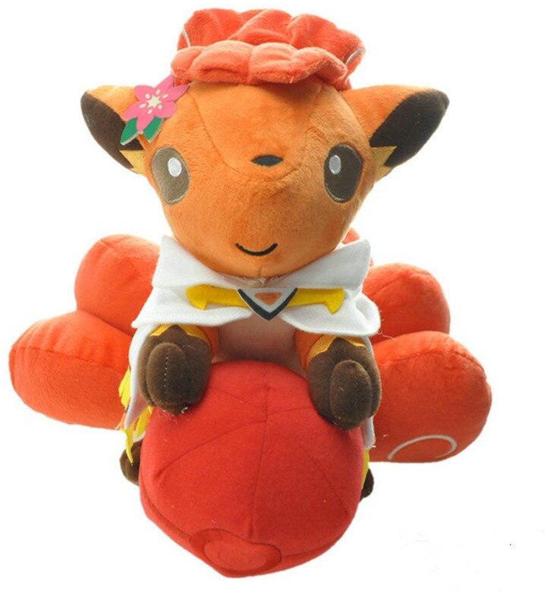 Knuffelpop groot formaat 28CM Mini schattig cappa Vulpix knuffel voor kerstcadeau voor de pop