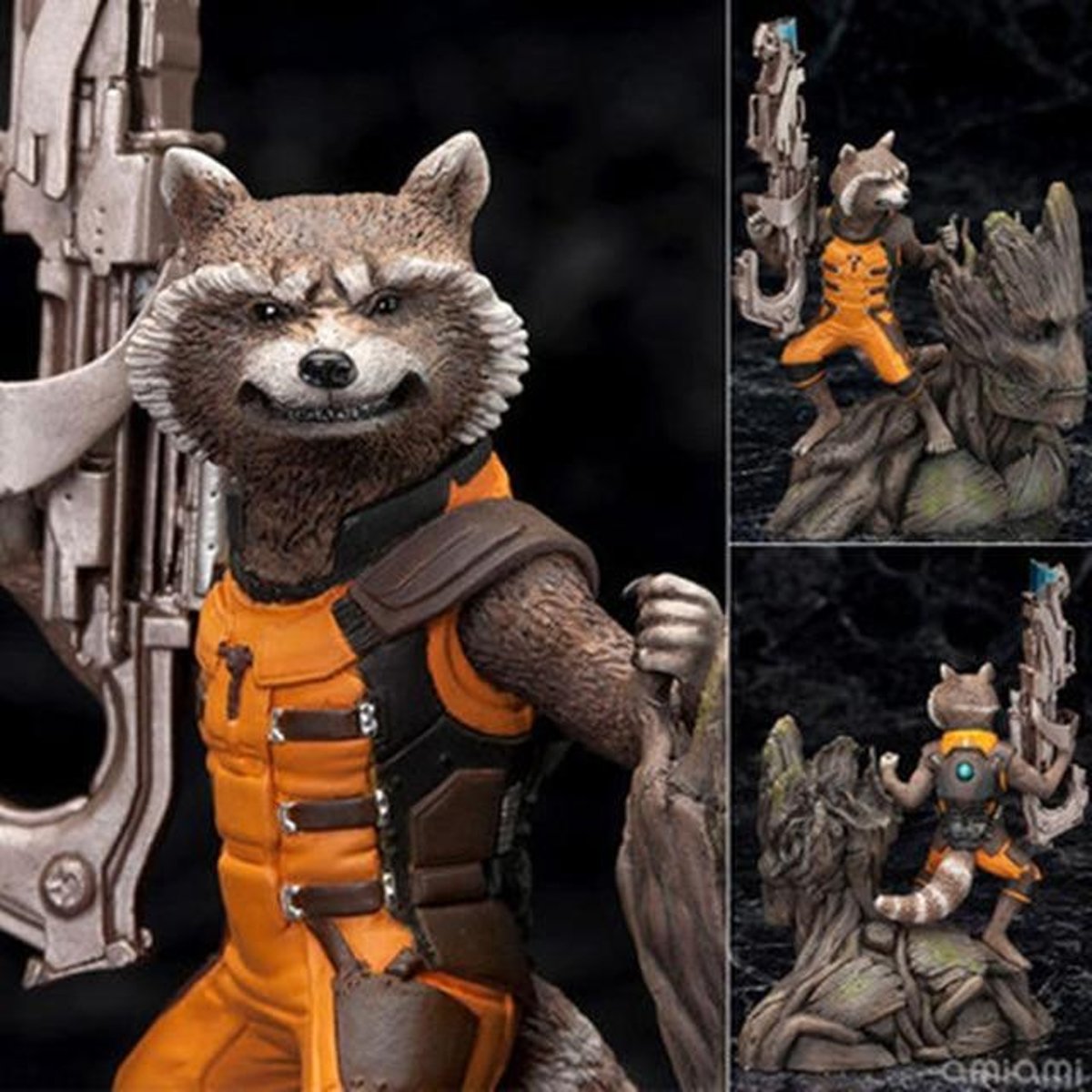 Speelfiguur ALEN Guardians of the Galaxy Tree Man & Rocket Raccoon PVC Action Figure Collectible Model Toy 15CM Toy poppen