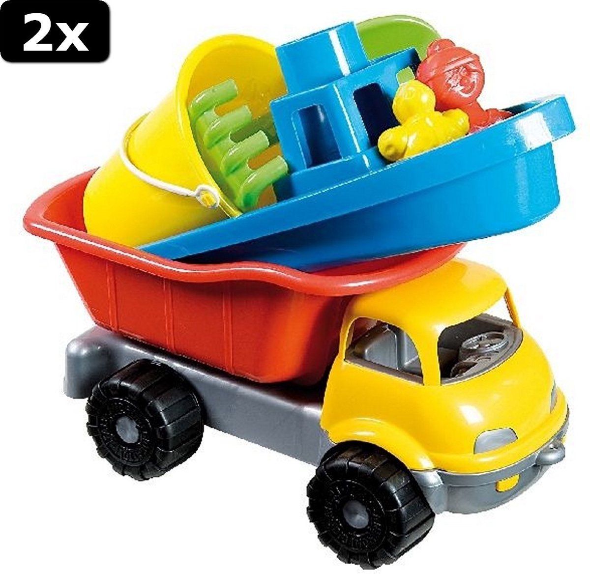 2x Strandset in Kiepauto 36cm