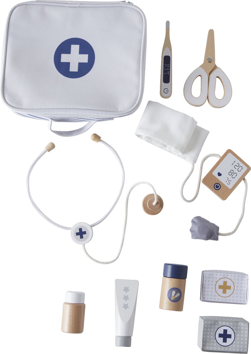Vertbaudet Houten doktersset voor babypop