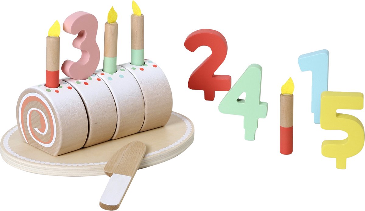 Vertbaudet Houten verjaardagstaart van FSC? hout