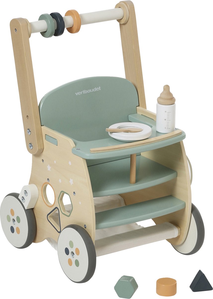 Vertbaudet Loopstoeltje met zitje van FSC® hout