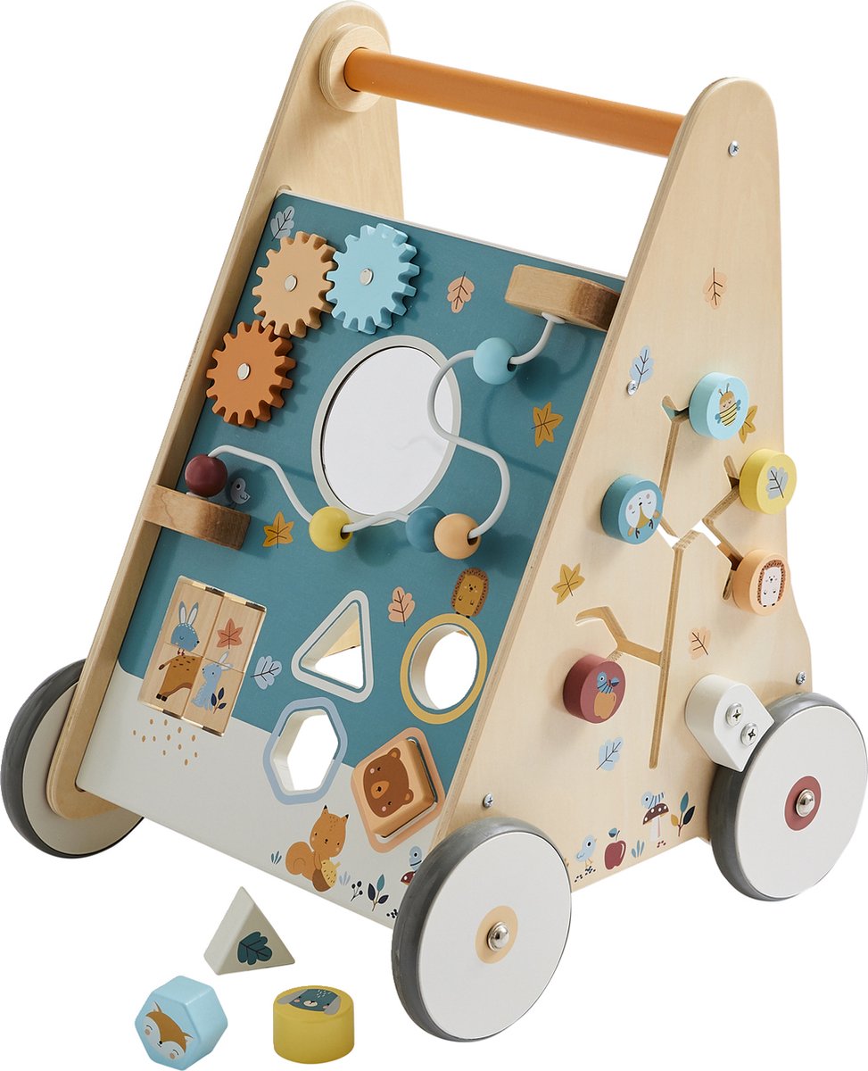 Vertbaudet Loopwagen met houten remmen