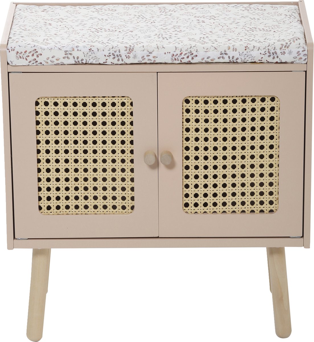 Vertbaudet Luiertafel met riet en FSC?-hout PO?SIE