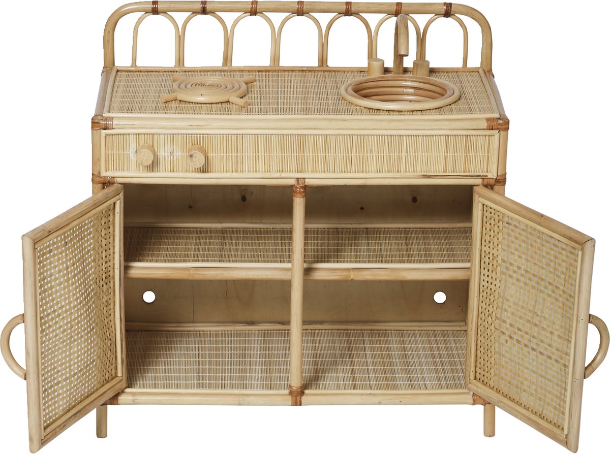 Vertbaudet Rotan keukentje en kruidentuintje