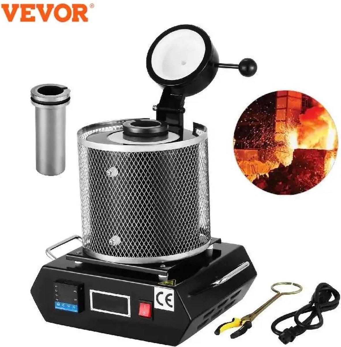 Vevor - Smelt Apparaat - Smelt Apparatuur - Smelter - Smelt Oven - Goud - 3Kg