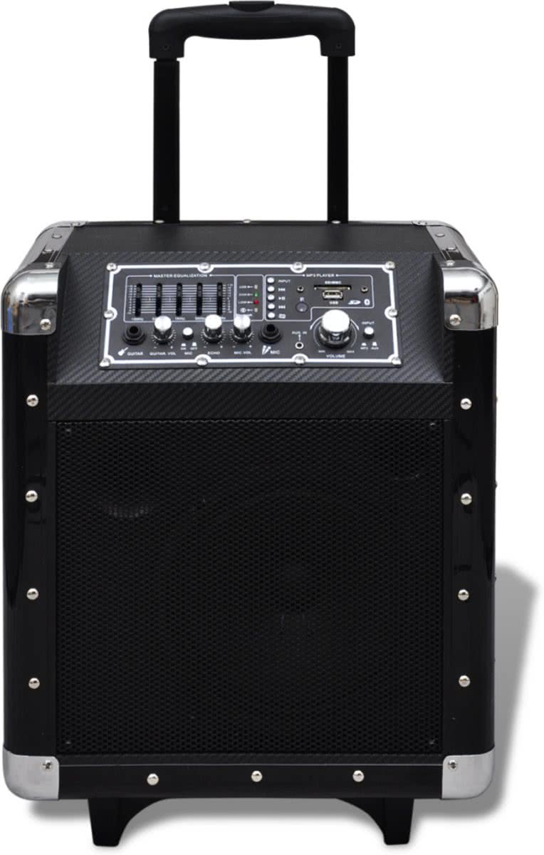 Draagbare karaoke speaker met bluetooth & microfoon