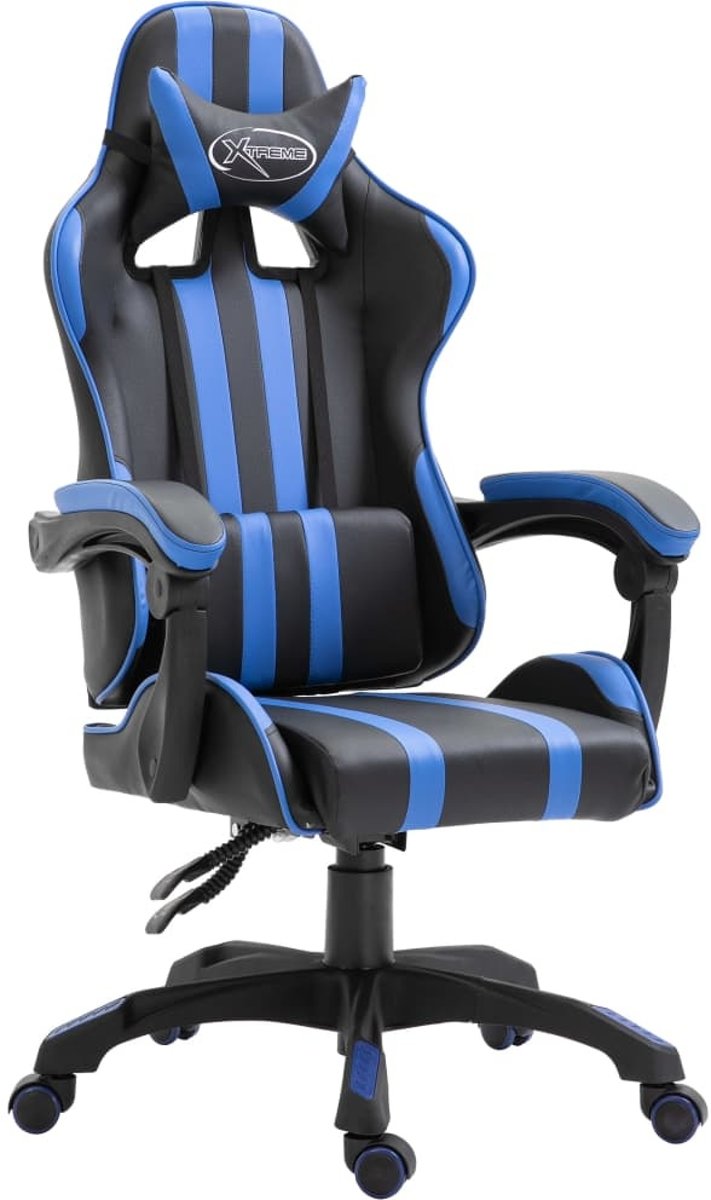 Gamingstoel PU blauw