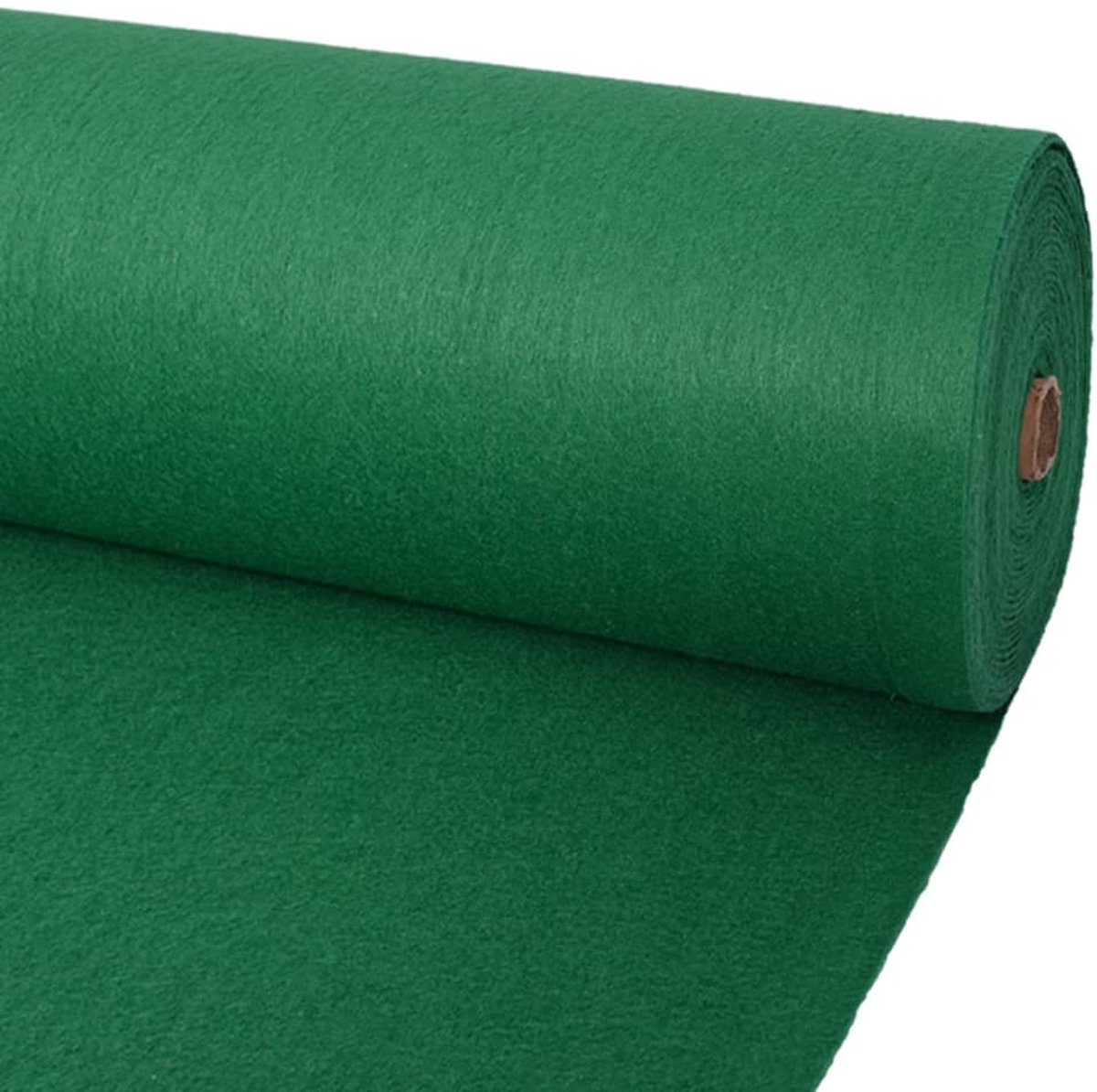 Tapijt effen 1,6x12 m groen (incl. Fotolijst)