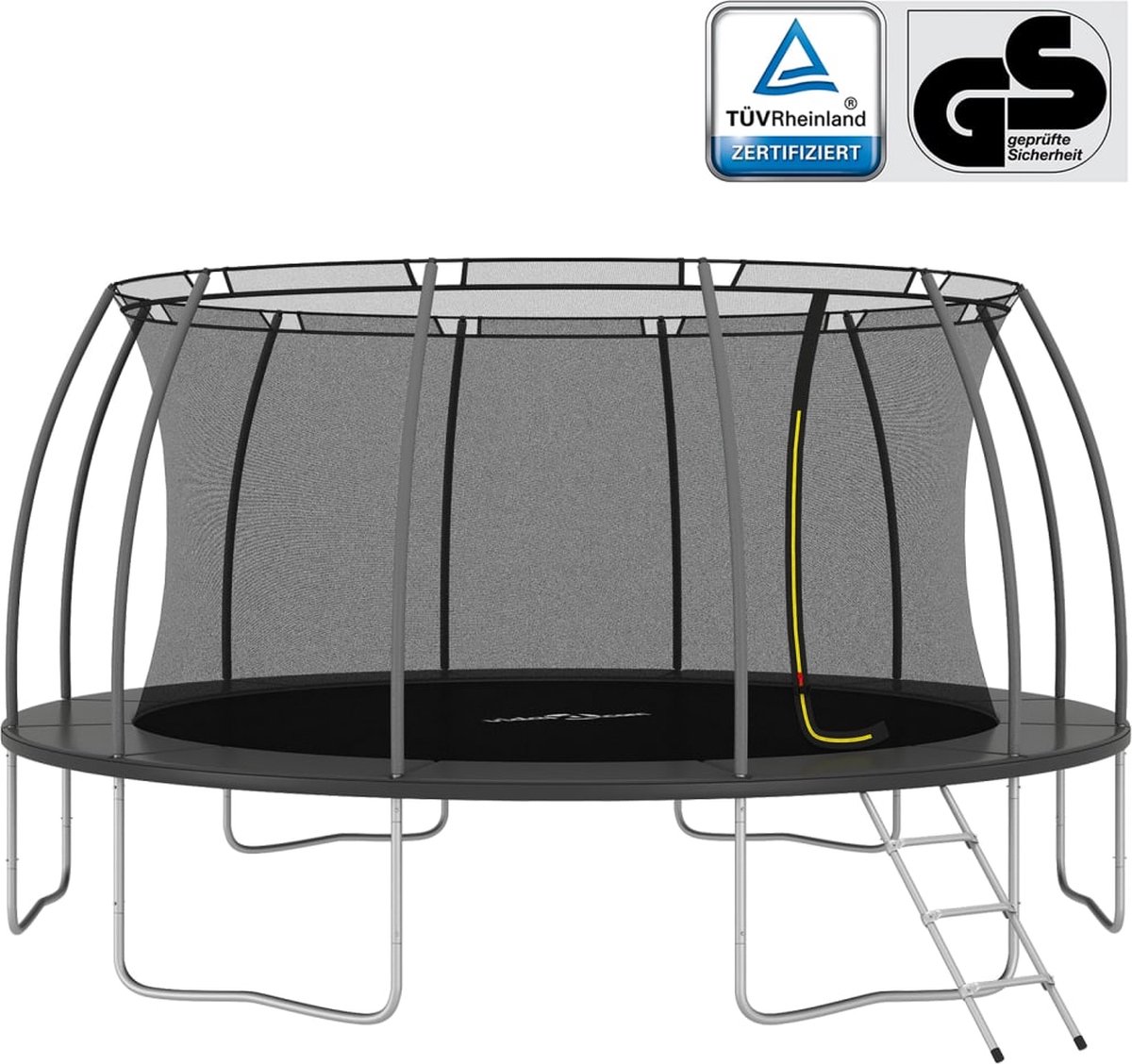 Trampolineset rond 150 kg 488x90 cm