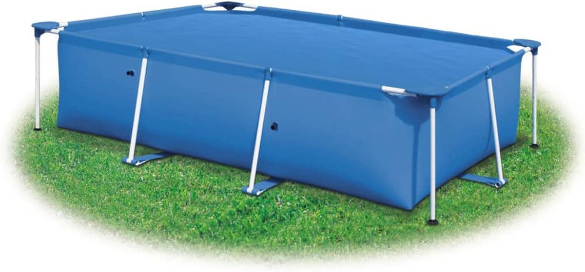 Zwembadhoes 400x200 cm PE blauw (incl. Reparatiekit)