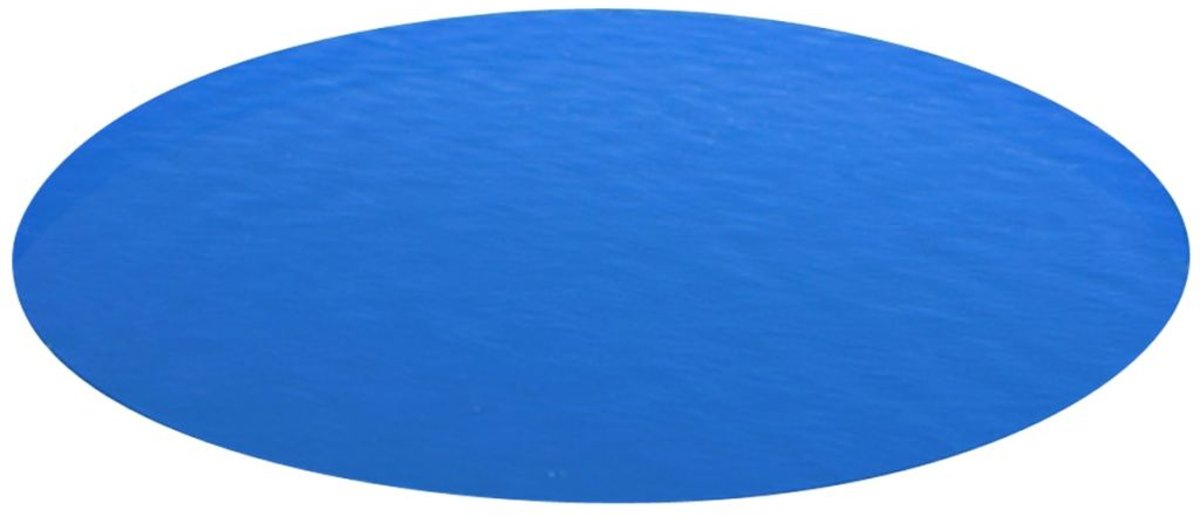 Zwembadzeil rond 549 cm PE blauw (incl. Reparatiekit)