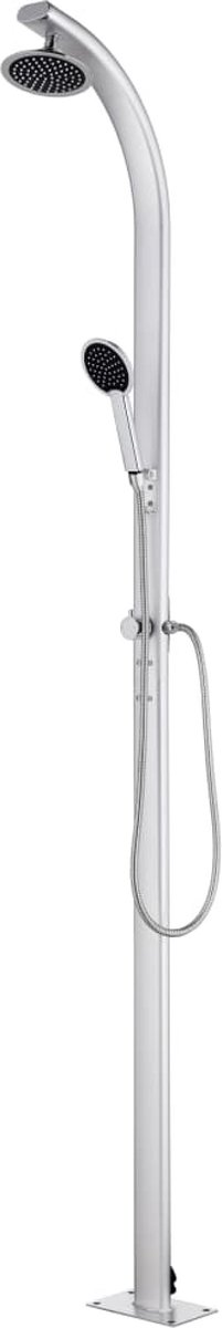 vidaXL Buitendouche 215 cm aluminium