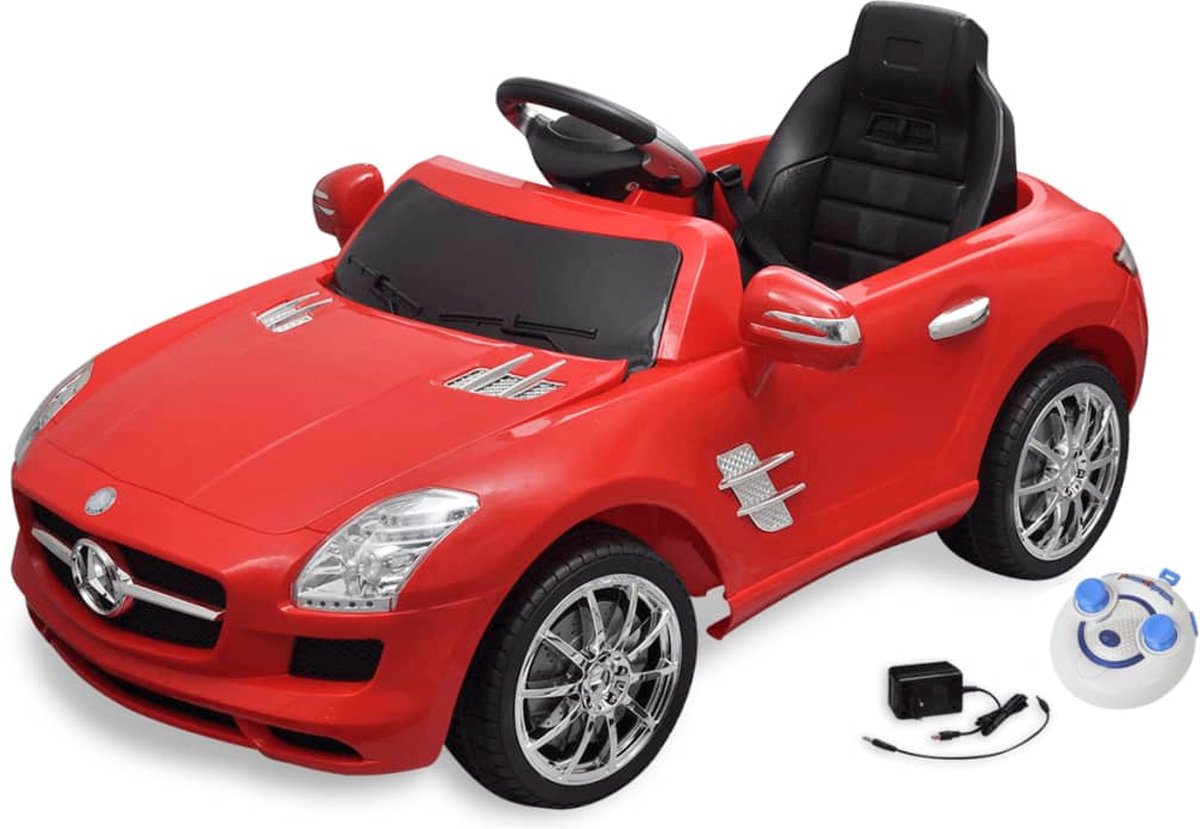 vidaXL Elektrische auto Mercedes Benz SLS AMG rood 6 V met afstandsbediening