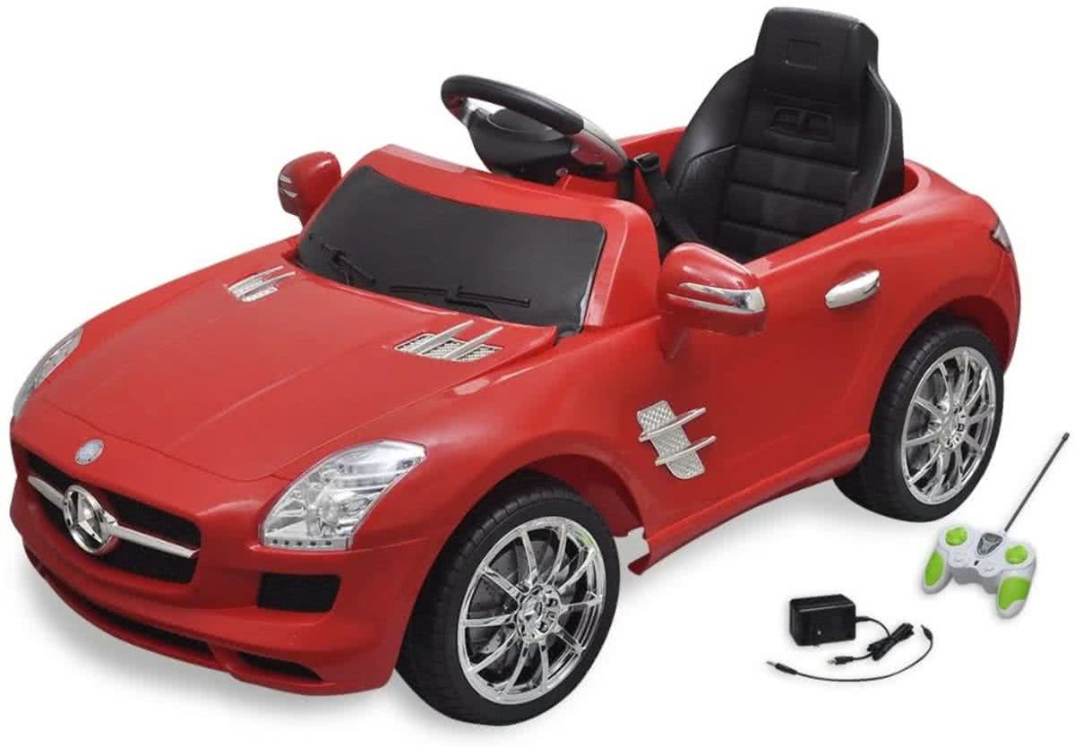 vidaXL Elektrische auto Mercedes Benz SLS AMG rood 6 V met afstandsbediening