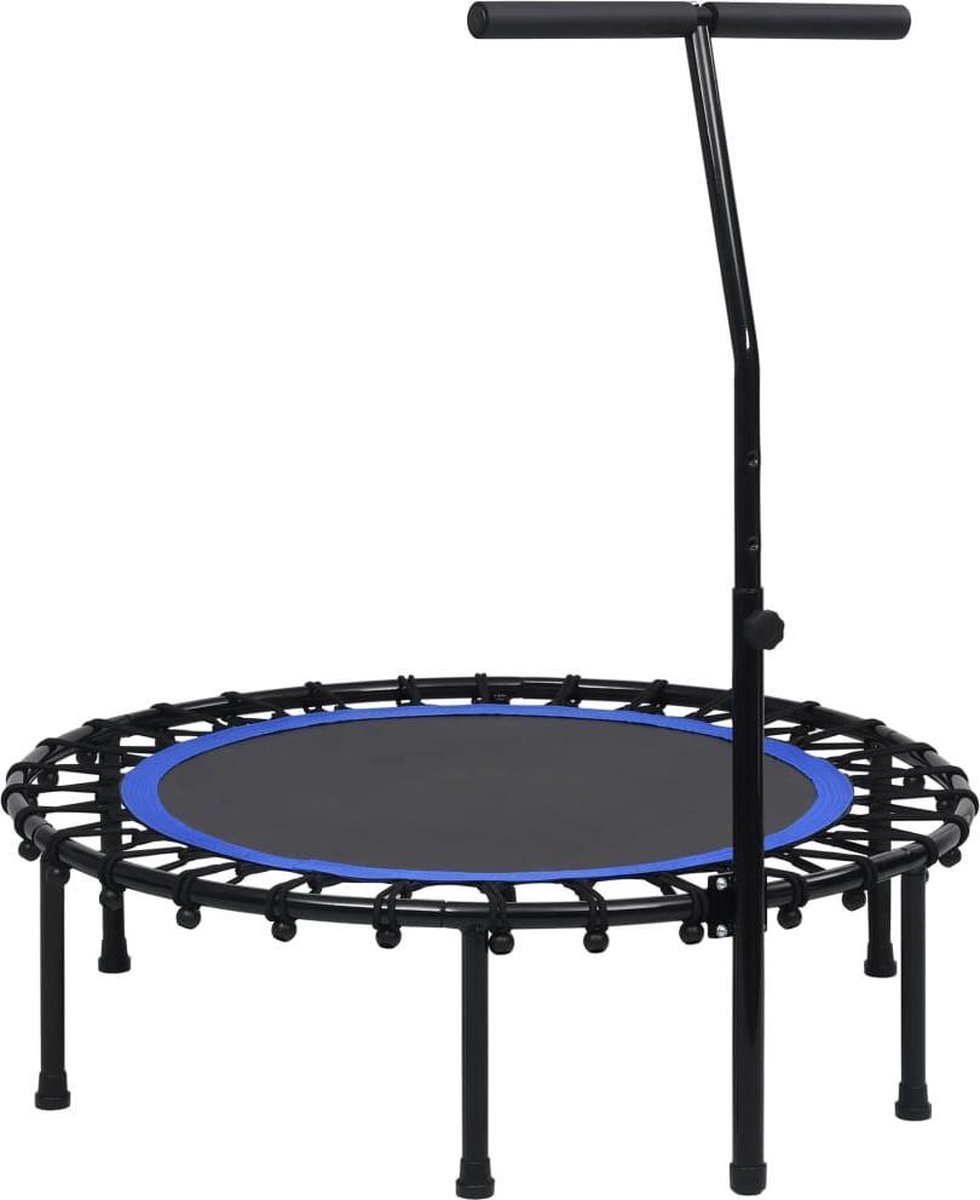 vidaXL Fitnesstrampoline met handgreep 102 cm