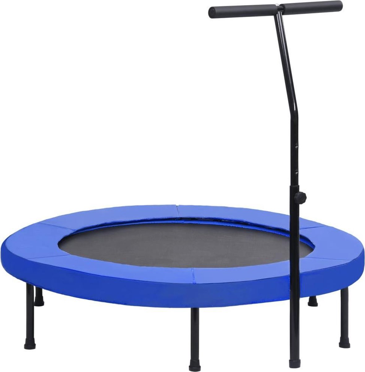 vidaXL Fitnesstrampoline met handgreep en veiligheidsmat 122 cm