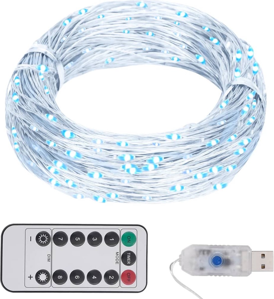 vidaXL Lichtslinger met 150 LEDs 15 m koudwit