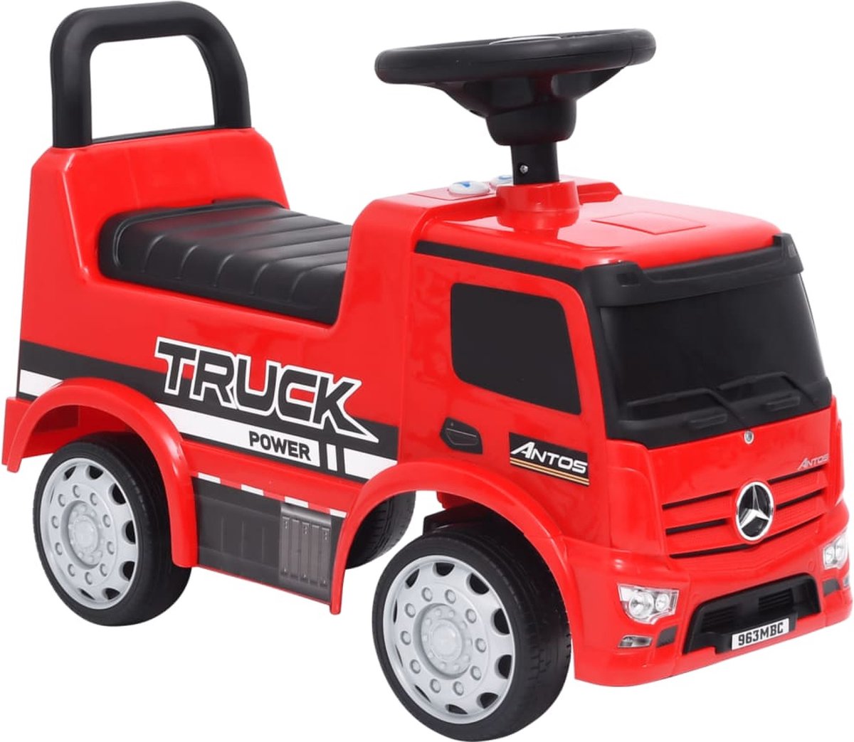 vidaXL Loopauto Mercedes Benz Truck rood