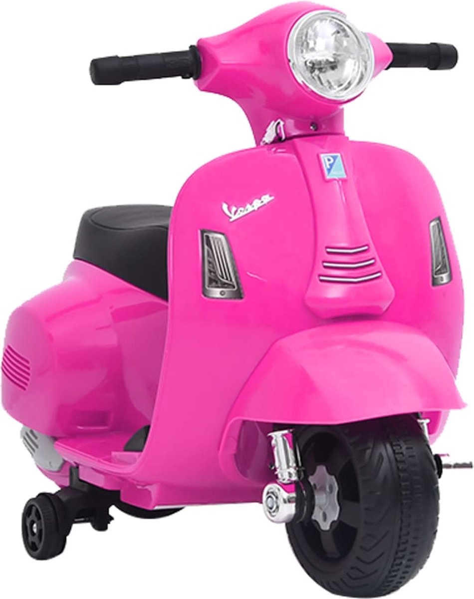 vidaXL Speelgoedmotor elektrisch Vespa GTS300 roze