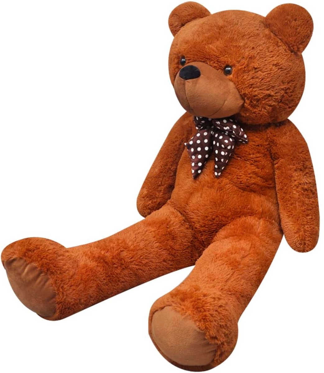 vidaXL Teddybeer 170 cm pluche bruin