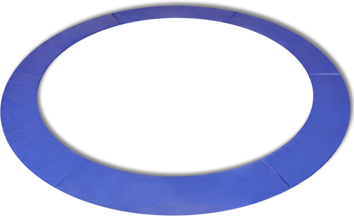 vidaXL Veiligheidsmat PE blauw voor 10ft/3,05m ronde trampoline