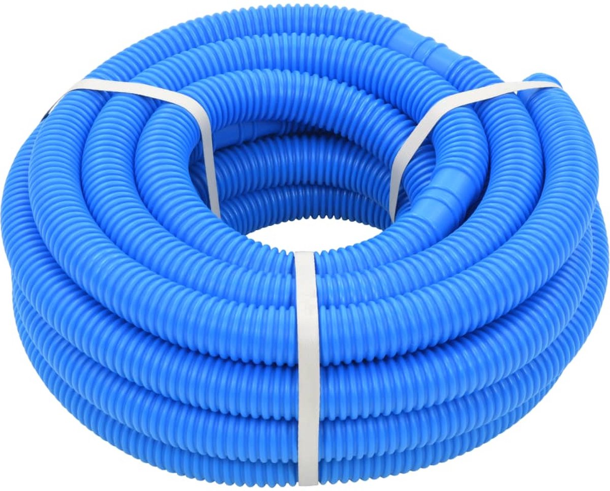 vidaXL Zwembadslang 32 mm 12,1 m blauw