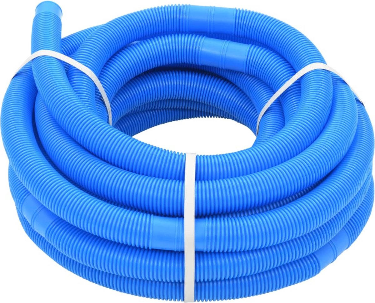 vidaXL Zwembadslang 32 mm 15,4 m blauw