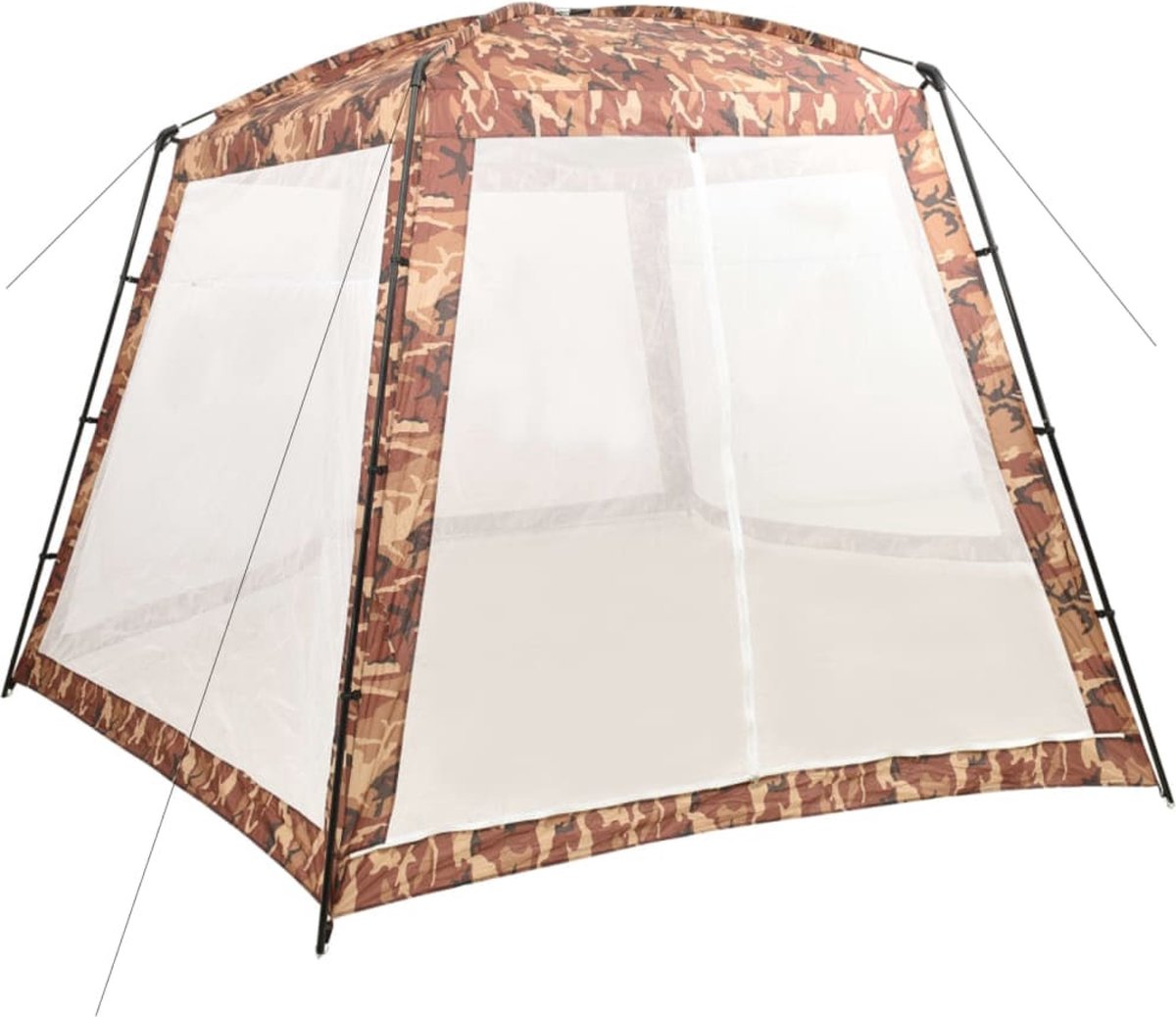 vidaXL Zwembadtent 500x433x250 cm stof camouflage