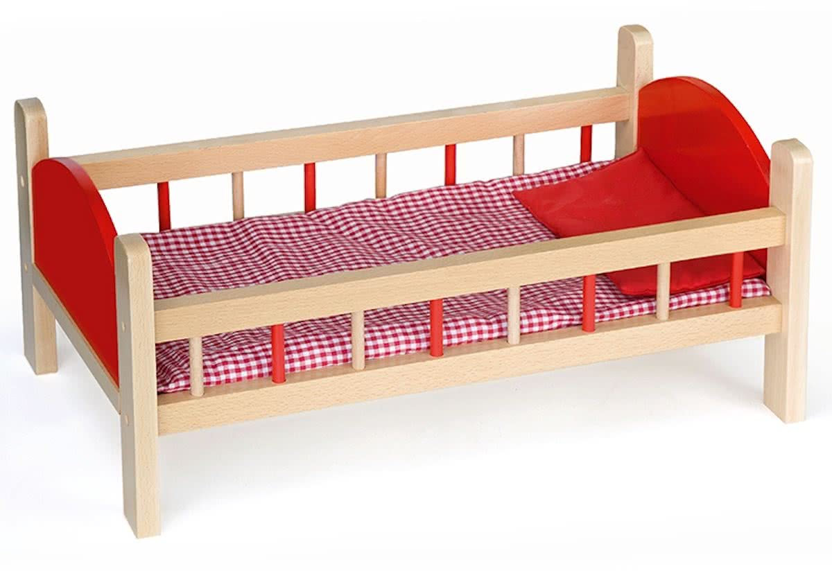 Vigatoys Poppenbed met Dekbed