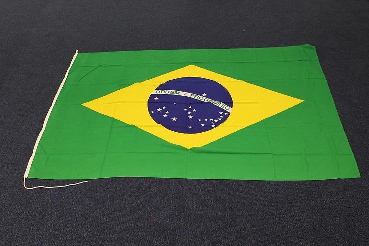 Braziliaanse vlag van Brazilie 150 x 225 cm