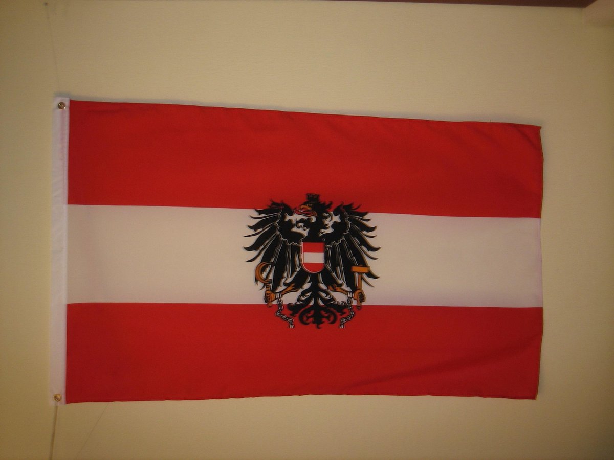 Oostenrijkse vlag van Oostenrijk 90 x 150 cm