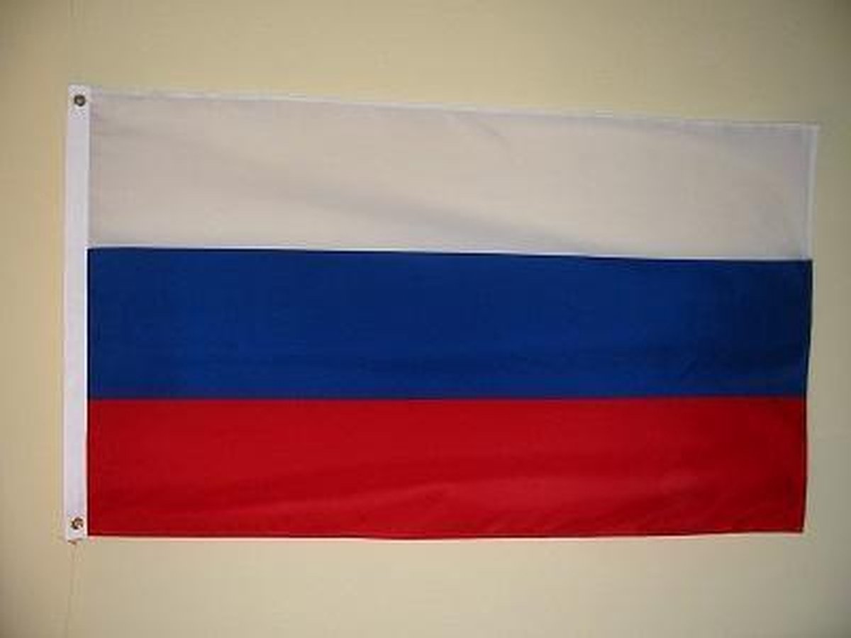 Russische vlag van Rusland 90 x 150 cm