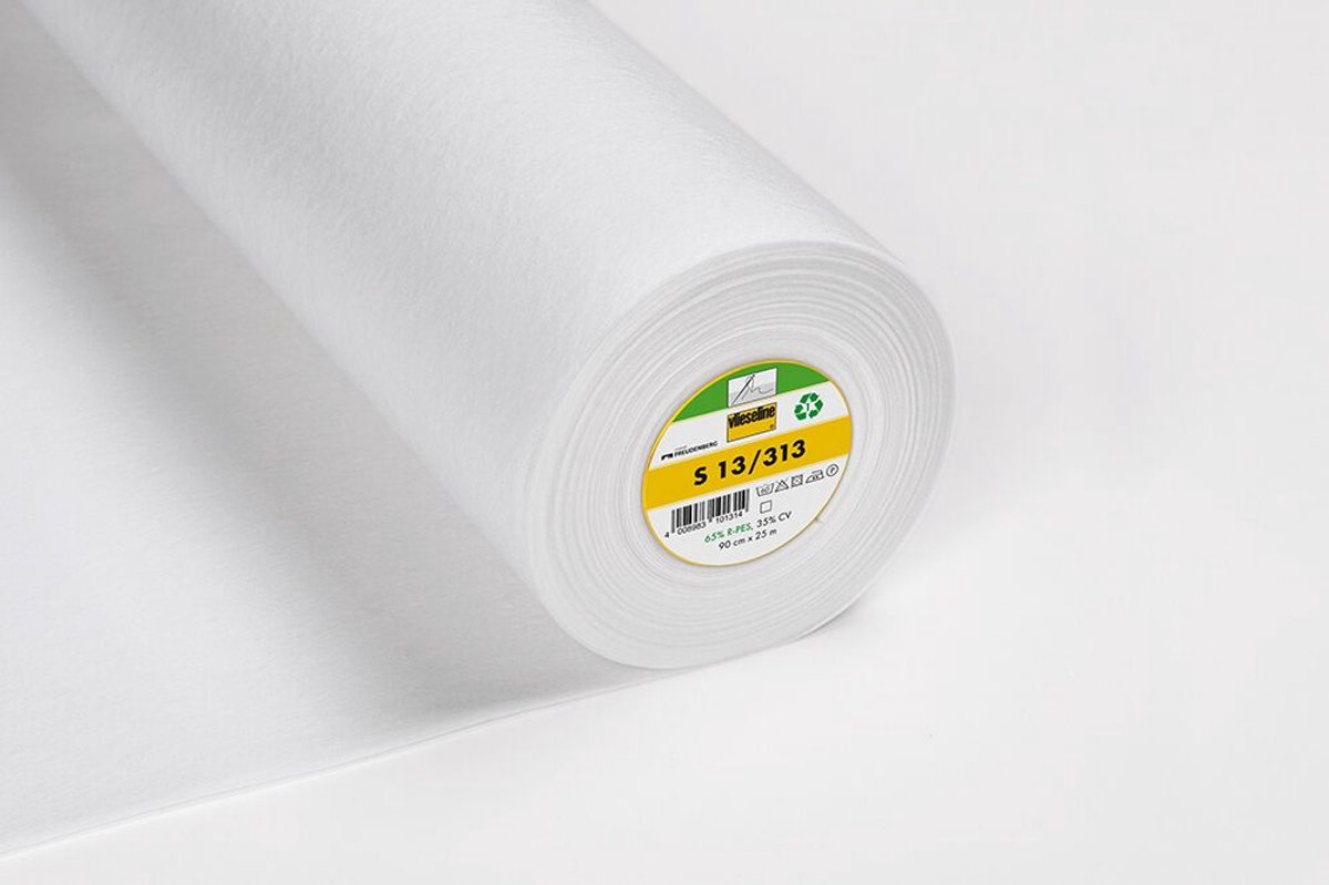 Vlieseline Fournituren - versteviging en tussenvoeringen - Vlieseline S13/290 wit - Fournituren elastieken band - Wit - 1 meter