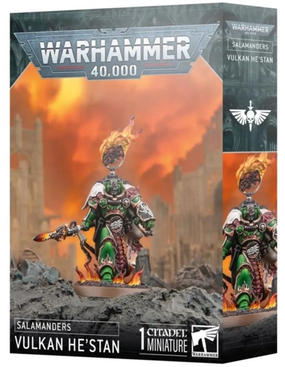 Warhammer 40.000 40K - Salamanders - Vulkan HeStan - 55-58