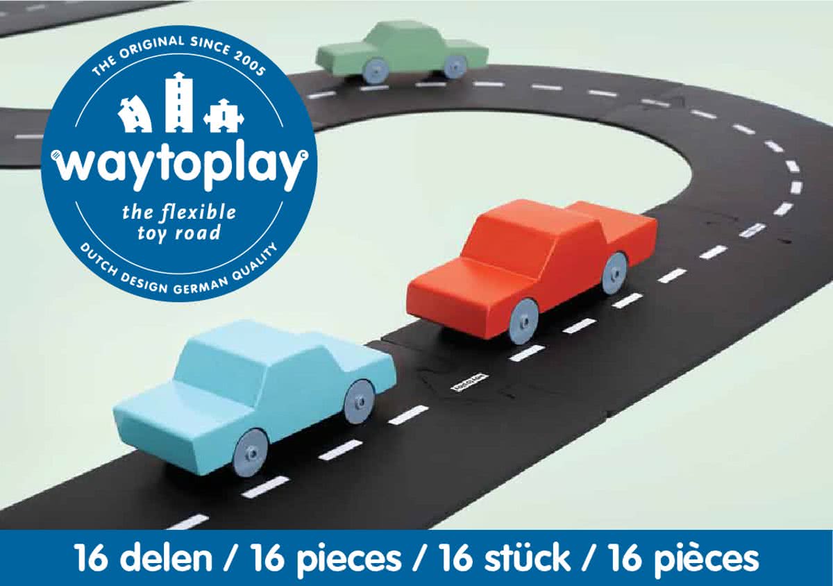 Waytoplay Autoweg 16-delig