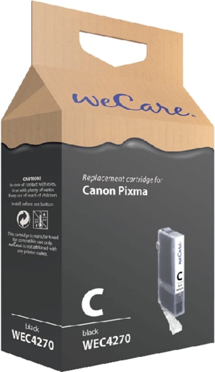 Inkcartridge Wecare Canon CLI-521 zwart