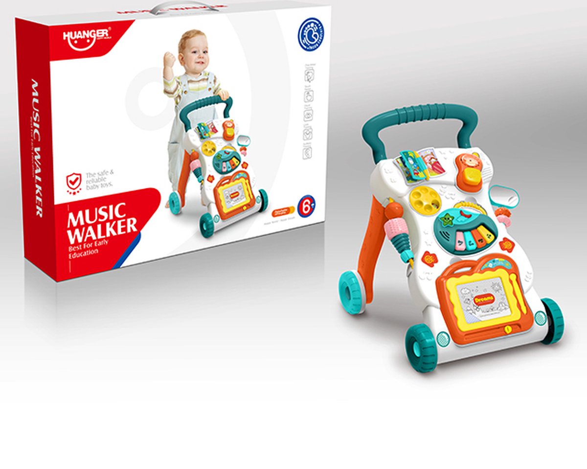 Babylelo 2 in 1 Baby Walker - Educatief Babyspeelgoed - baby loop speelgeod