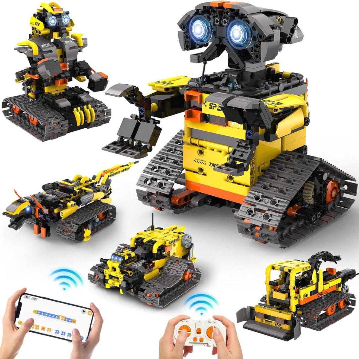 White-Label® Robot Bouwpakket - Modelbouw Volwassenen - Kinderspeelgoed - Multicolor