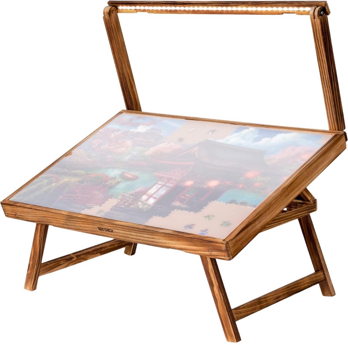 White-label Puzzeltafel -   - Puzzelmap - Bruin