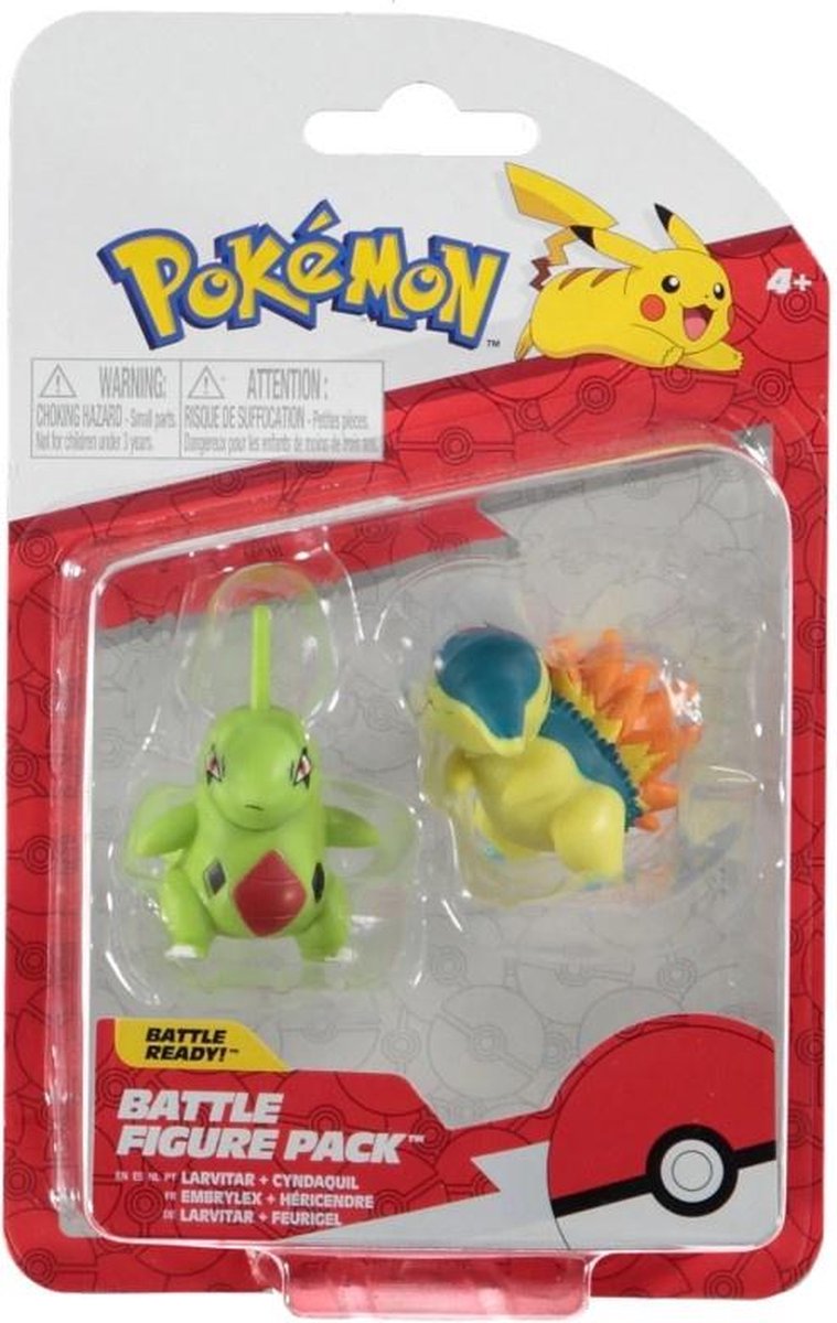 Pokemon Battle Figure Pack - Larvitar & Cyndaquil