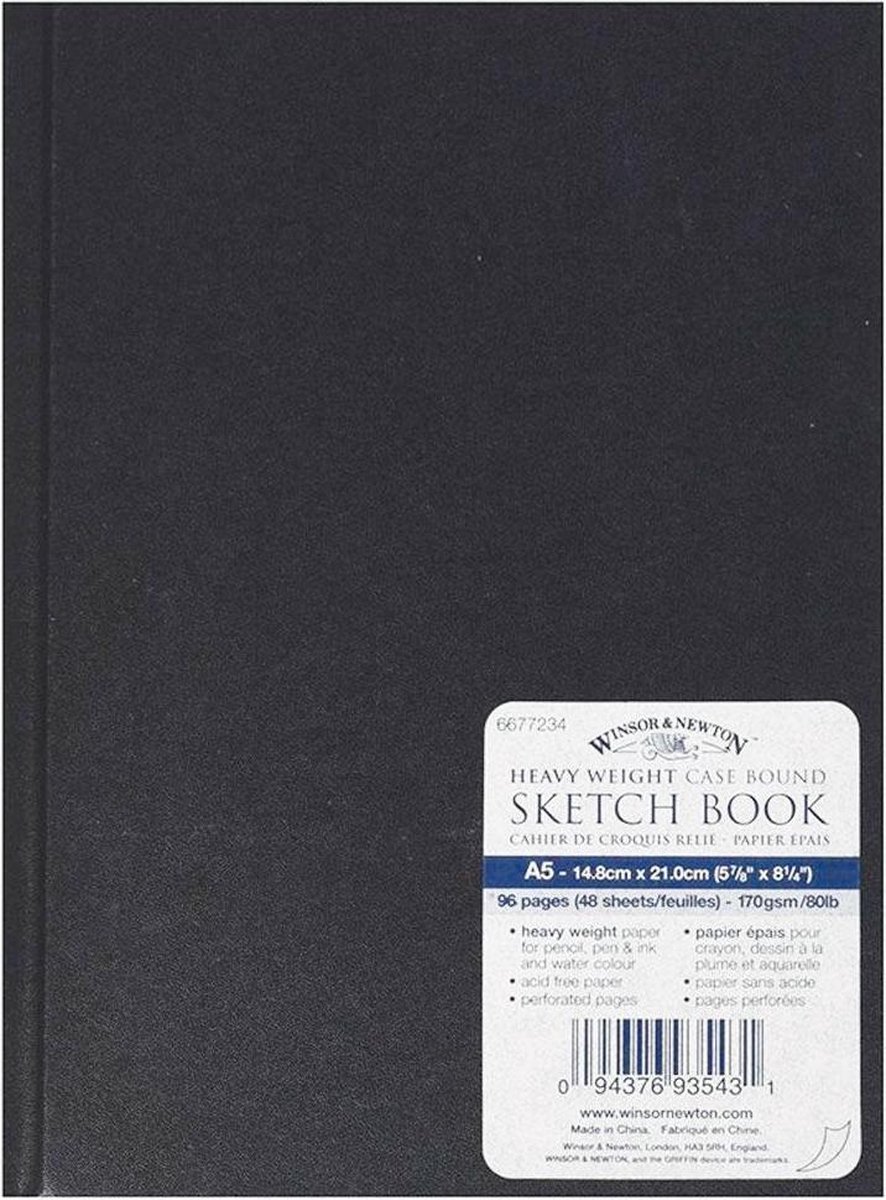 Winsor & Newton Sketch book A6 170 grams 96 vel