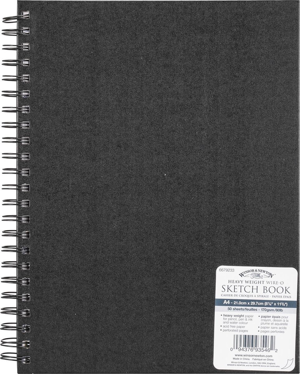 Winsor & Newton Sketch book A6 50 vel 170 grams